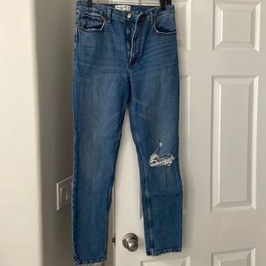 Abercrombie & Fitch Skinny high rise 10L medium wash